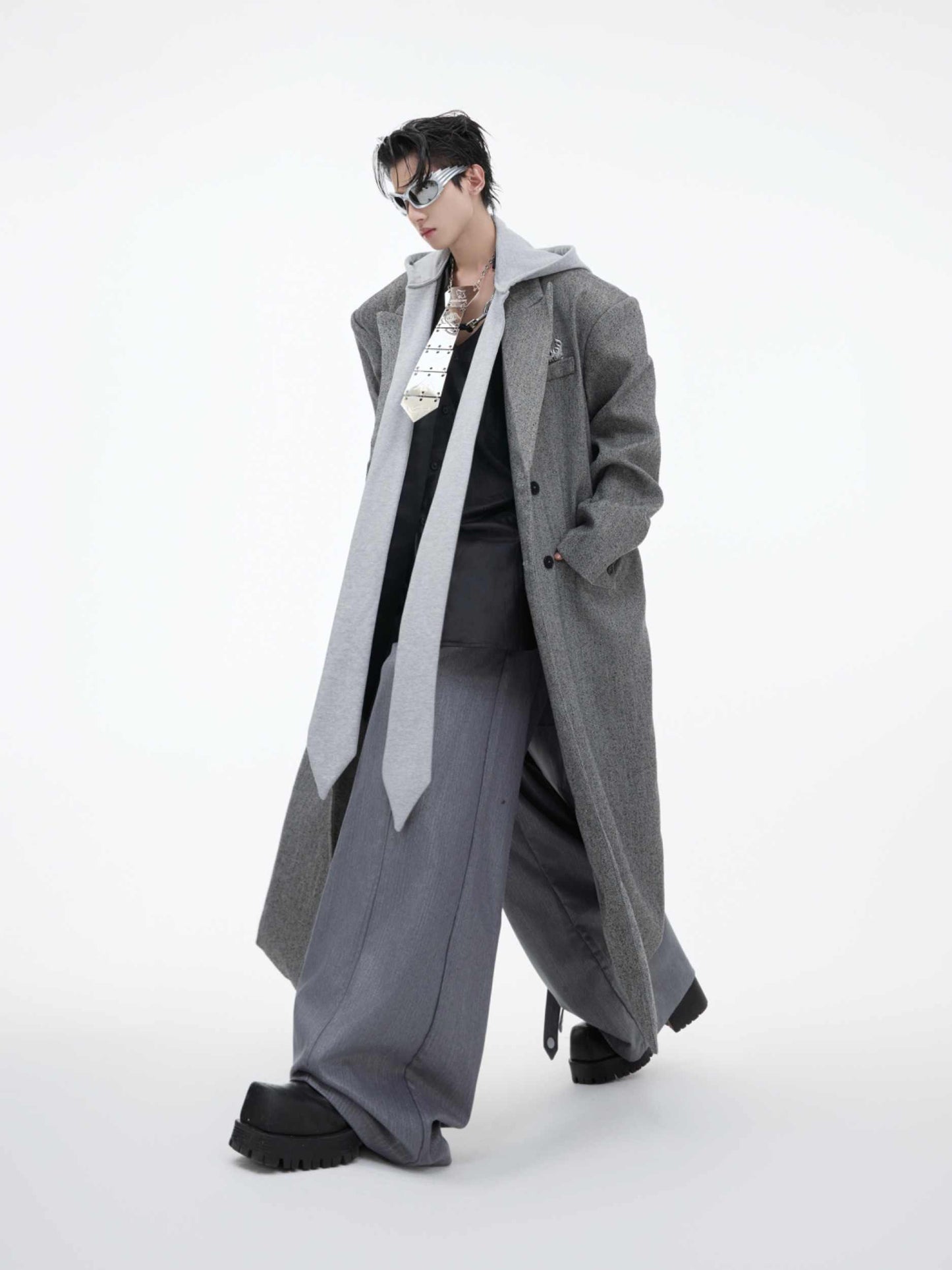 Loose High-end Long Coat For Men