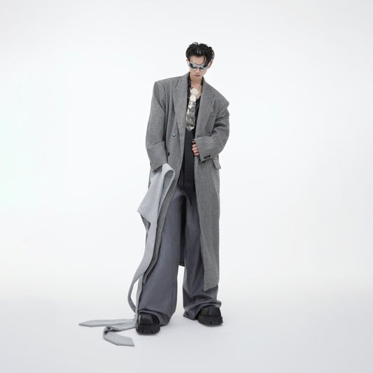 Loose High-end Long Coat For Men